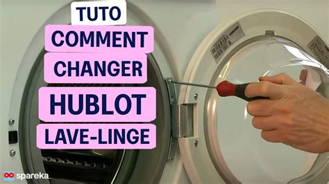 démonter machine à laver hublot|Comment changer le hublot d'un lave.